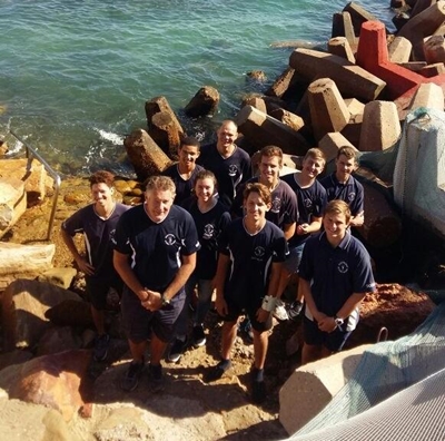 Looking after snorkellers, divers
