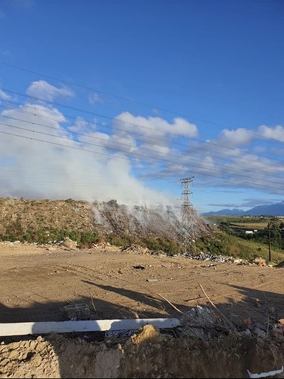 Update: Fire at landfill site