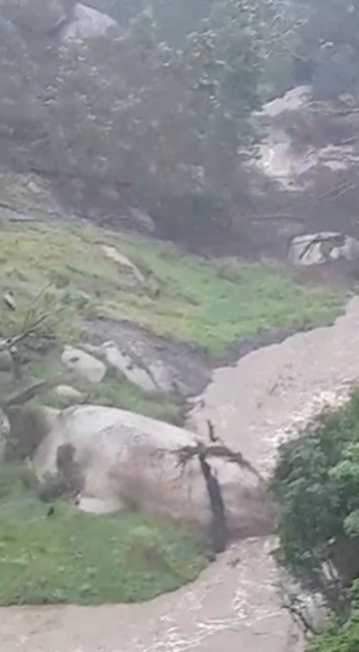 Ruiterbos River in flood