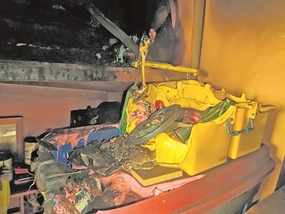 Groot skade na brand by Klipdrift Crèche