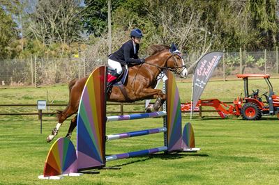 Jumping for joy at Olympia's spring show