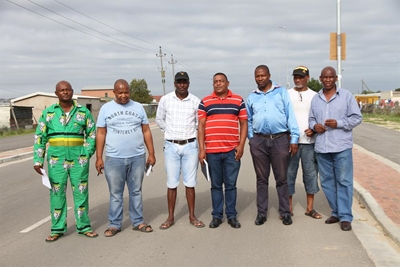 People take to the streets for services