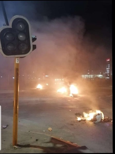 Protest action in Thembalethu