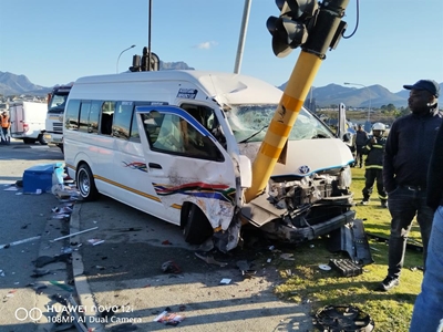 Three injured in mall crash