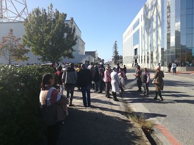Fire in old Sars building