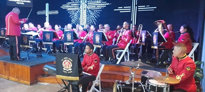 Moving send-off for major Chris