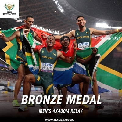 SA relay team earn bronze to end eight-year medal drought