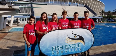 Best personal times for six swimmers