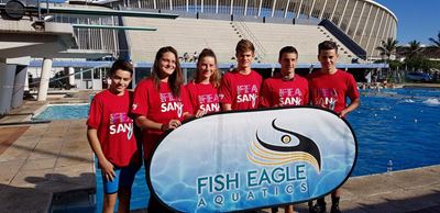 Best personal times for six swimmers