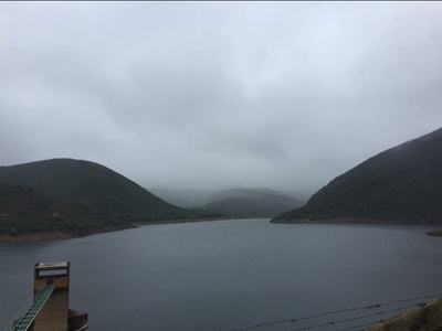 Goeie reënval by dam