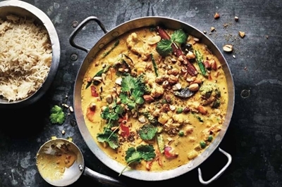 Creamy vegetable korma