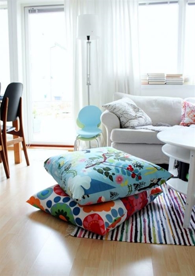 Get cushy with more cushions
