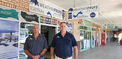 WeatherPrufe Paints bied spesialisdiens in verf en waterdigting