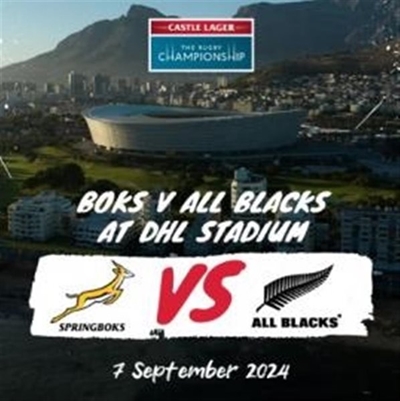 Springboks vs All Blacks: Park and ride for free around CT on Saturday