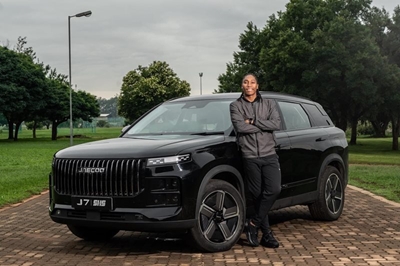 Caster Semenya’s new wheels are here: Olympic star steps out in hybrid SUV