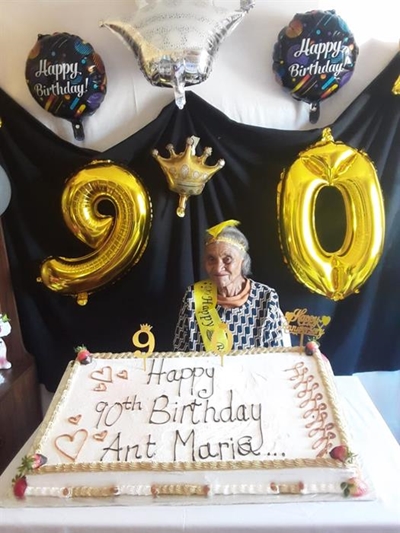 Tannie Maria nog sterk op 90
