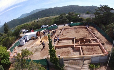 Construction of satellite fire station in Wilderness going well