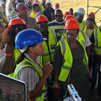 Transport Minister visits Themba bridge 