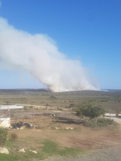 Brande in Blombos-omgewing
