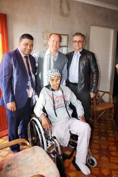 Hoop rol die keer met rolstoele in