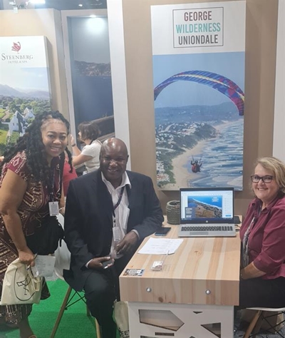 George takes pride of place at Meetings Africa 2023