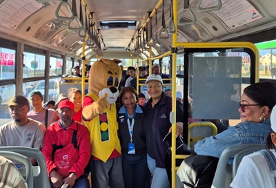Go George on-bus pedestrian-safety campaign reaches more passengers than expected