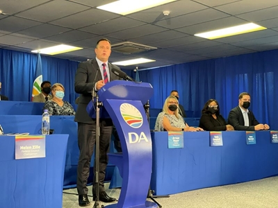 SA’s new era of coalitions needs mature parties, politicians, says DA’s Steenhuisen