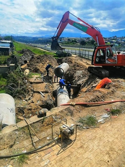New drains for heavy rains