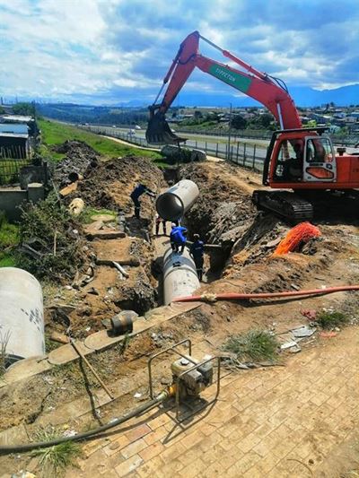 New drains for heavy rains