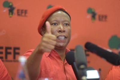 Malema takes son’s advice, but then gets snubbed by journalist