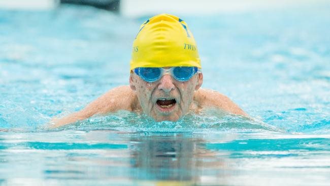 99 Year Old Swimmer Breaks World Record Knysna Plett Herald