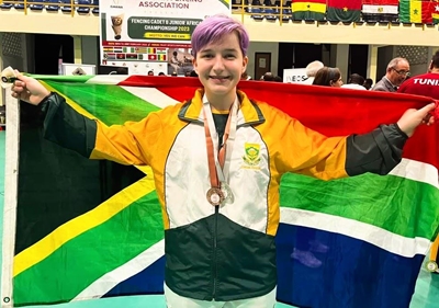 Tyla Rae scoops fencing medals from older opponents