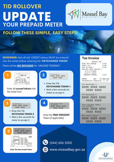 Take time to update your prepaid meter
