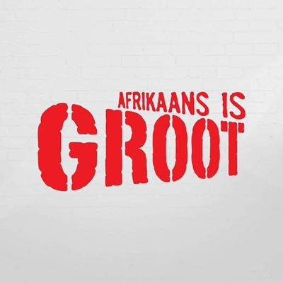 Afrikaans is Groot - by die see