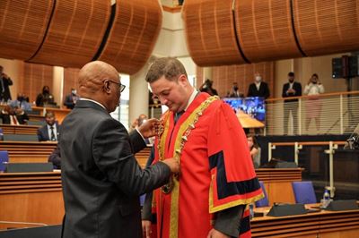 City of Cape Town gets new mayor as DA’s Geordin Hill-Lewis sworn in