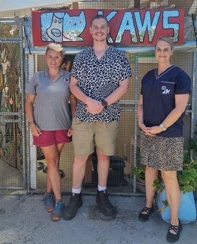 Kaws welcomes new vet