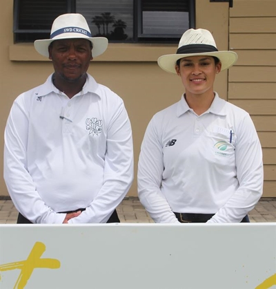 Female umpire makes history