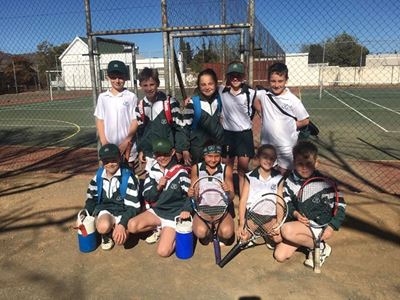 Aksie op die tennisbaan
