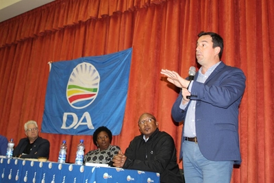 DA chief whip speaks in Knysna