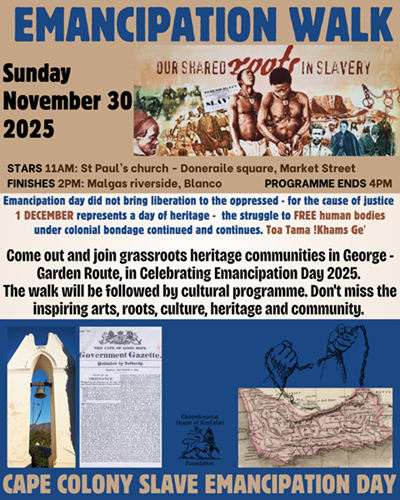 Discover George’s hidden heritage on a guided emancipation CBD walking tour