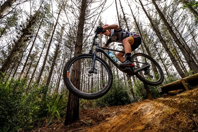 Mountain bike action