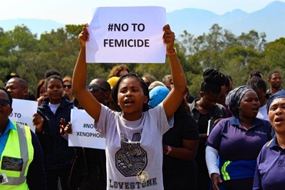 NMU students march against gender-based violence