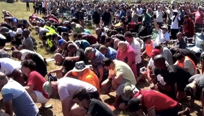 Locals at Mighty Men conference