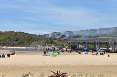 Little Brak vegetation fire: firefighting efforts continue