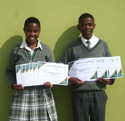 Jonga High honours top learners