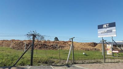 Wood chips destined for local power plant