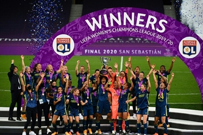 Dominant Lyon beat Wolfsburg to claim fifth straight Women's Champions League title