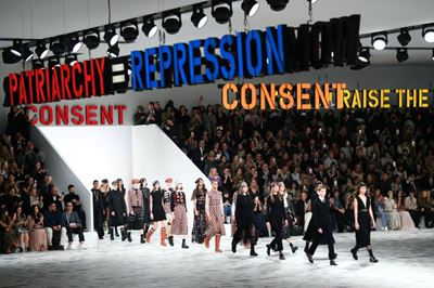 Dior cheers rebel women in 1970s-tinted Paris show