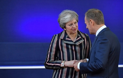 EU, Britain agree draft declaration on post-Brexit ties