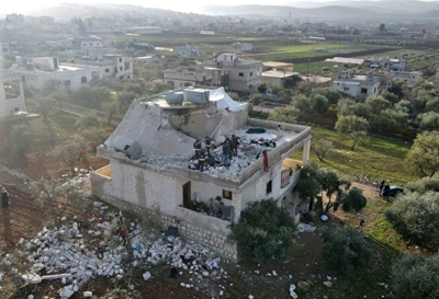 13 killed in rare NW Syria raid by US special forces